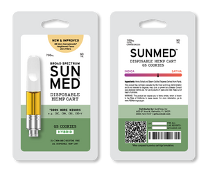 New SunMed 700mg Vape Cartridges